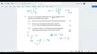 📘 Title: Exploring Quadratic Number Patterns