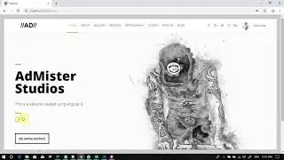 Creating your first website with Angular 6 0 Final Product