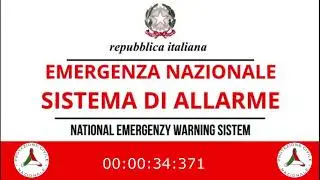 Italian Emergency Alert system (for a world war III scenario) remake