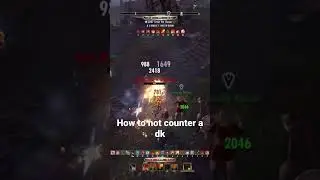 ESO PVP how to not counter a dk #eso #dueling #elderscrolls #scribesoffate