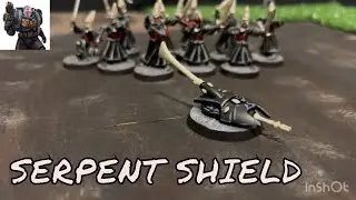 Kit bashed Serpent Shield   #new40k #aeldari #serpentshield