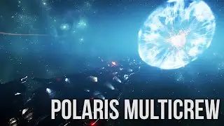 RSI Polaris Multicrew in Action | Save Stanton Phase 1 Battle - Star Citizen PTU Gameplay