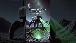 Tunnel detected on the moon | 3D animation video #3danimation