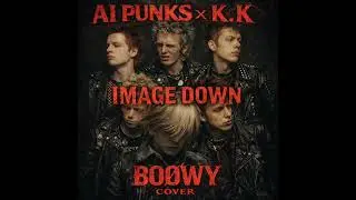 BO&Oslash;WY/IMAGE DOWN PUNK COVER #boowy #imagedown #rock #aicover