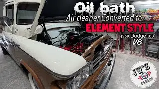Oil bath air cleaner is finished, and a big money saving hack to clean your engine and compartment. 