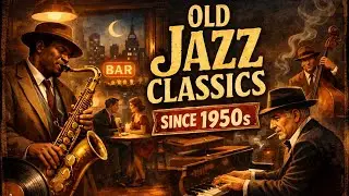 Vintage Jazz Night 🌙 Long Smooth Retro Jazz Instrumental | Relaxing 1950s Lounge Vibes
