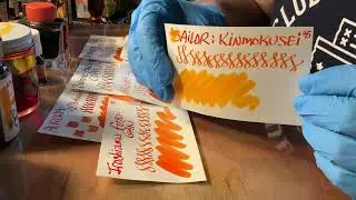 Favorite Orange Inks for Fountain Pens