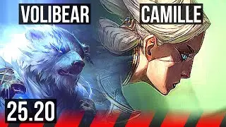 VOLIBEAR vs CAMILLE (TOP) | 4/1/3 | EUW Master | 25.20