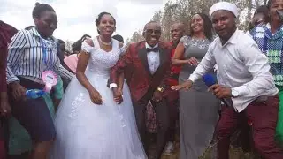 congratulations Mr Bernard kamau and Mrs Jane  on your big day 🎉🎊💐 /// at kiamara central