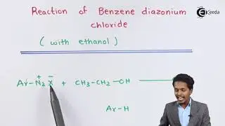 Reaction of Benzene Diazonium Chloride With Ethanol - Compounds Containing Nitrogen