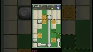 Pushing Machine (Genius) Level Puzzle 38 - Perfect Solution