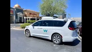 Waymo One Chrysler Pacifica Hybrid Autonomous Taxi POV Ride-Along