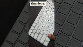Mac Pc Shut down Shortcut Key #techguruji #computer #tricks #shorts #tech #mac