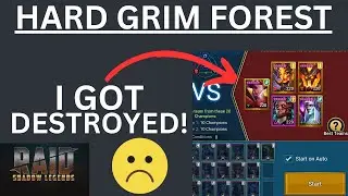 RAID SHADOW LEGENDS | HARD GRIM FOREST DESTROYED ME!