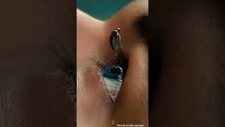 breaking glass of eyes || picsart editing