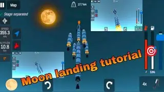 How to Orbit In Spaceflight Simulator - SFS #space #sfs #spaceflightsimulator   #moonlanding #rocket