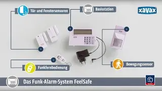 Xavax Funk-Alarm-System &bdquo;FeelSafe&ldquo; -  Anleitung
