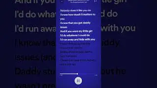 and if you where my little girl - daddy issues -sped up #shorts