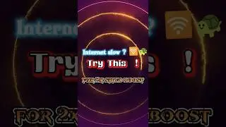 Boost Internet Speed Instantly! (100% Working) 💥 #internettrick #androidtrick #shorts