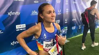 Sinclaire Johnson Reacts to 1500m Semi Final