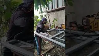 Power house gasless MIG welding.