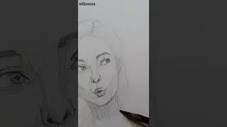 Drawing a Face With Pencil #portrait #drawing #sketch #fastsketch #pencildrawing