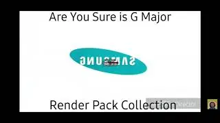 Are You Sure Samsung Logo Balls is G Major Render Pack Collection
