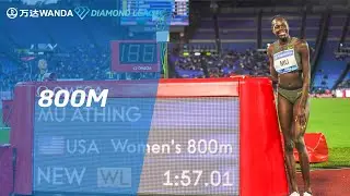 Athing Mu cruises to world lead in Rome 800m - Wanda Diamond League 2022