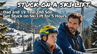 Dad and 19 Year Old Son Get Stuck on Ski Lift for 5 Hours