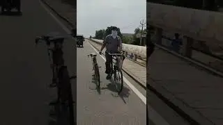 balancing of two bicycles talent  #shorts