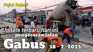 Update terkini 18 Juli 2025 Progres pengecoran jalan gabus #kdm #gabus #dedimulyadi