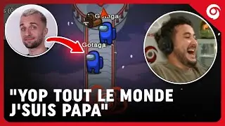 La MASTERCLASS de SQUEEZIE sur AMONG US ! 😭