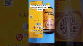 Pembelian klik link di bio No 38 Tonikum Bayer #suplemen #multivitamin #tonikumbayer #anemia #bumil
