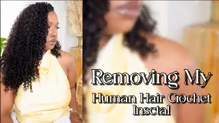 How I Remove My Human Hair Crochet Instal