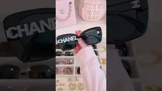 Unbox my new sunglasses with me #unboxing #chanel