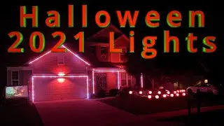 Halloween 2021 Lights - Full Show 4K