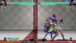 【KOF15】いろいろ練習【ヴァネッサ/ブルーマリー/シルヴィ】