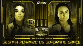 WWE 2K20 - NXT WarGames -  Deonna Purrazo vs Jordynne Grace - NXT Women’s Championship Match