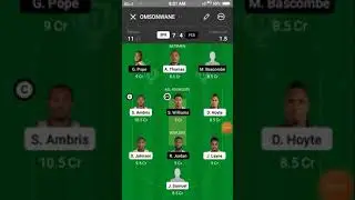 SPB vs FCS Dream11  Team May 19 ,2021 match 👆 Vincy premier league - #Shorts