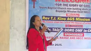 Special nos presented during the New Church Building Dedication Siyum Baptist Church 