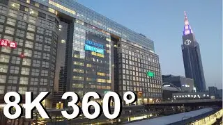 [Japan 8K] Shinjuku at evening / Jan 2021 【Tokyo VR Walk / 東京VR散歩】