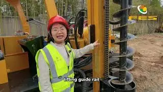 FES Crawler-based Solar Pile Driver
