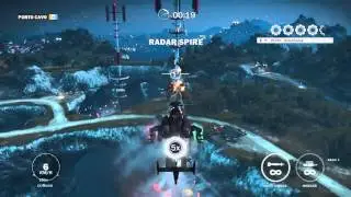Just Cause 3  - 5 Gears in Stunt Hang Frenzy Challenge