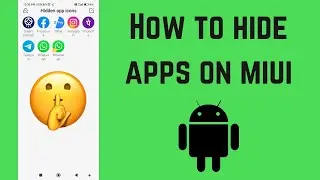 how to hide apps in android   MIUI 13