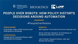People over robots: How policy distorts decisions around automation