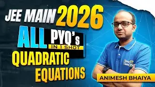 QUADRATIC EQUATIONS PYQ's DISCUSSION || MUST WATCH PREP FOR JEE 2026 #jee2026 #vmc