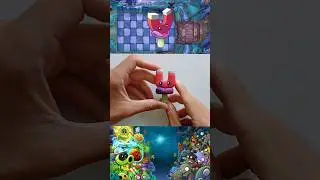 Making Magnet-Shroom from PvZ 2 #clayartcreations #pvz #pvz2 #plantsvszombies2 #clay #fimo #clayart