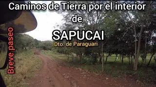 Por algunos caminamos de tierra ( Sapucai ) breve paseo.