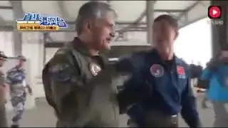 Pakistan Air Force AVM Haseeb Paracha flying Chinese J-11 Fighter jet