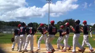 Nicolas hits home run in pony tournament 7/21/2012